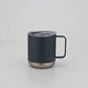 Transparent Lid Stainless Steel Mug